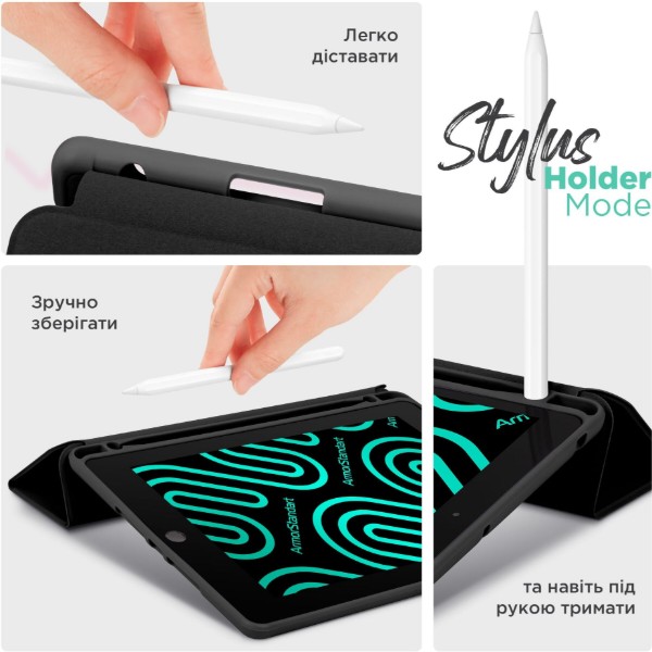 Фото - Чохол для планшета Armorstandart Smart Fold Pen for Xiaomi Pad 8/8 Pro/7/7 Pro Black (ARM91183)