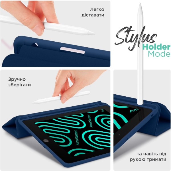 Фото - Чехол для планшета Armorstandart Smart Fold Pen for Xiaomi Pad 8/8 Pro/7/7 Pro Dark Blue (ARM91184)