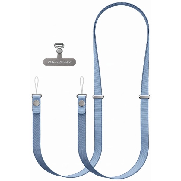 Фото - Ремешок для смартфона Armorstandart Solo Cross Light Blue (ARM91325)