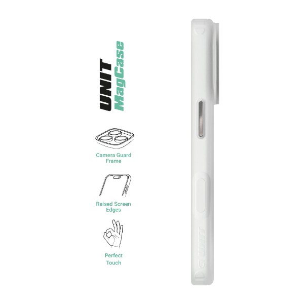 Фото - Чохол для смартфону Armorstandart Unit-C MagCase for Apple iPhone 17 Pro Matte Clear Silver (ARM91204)