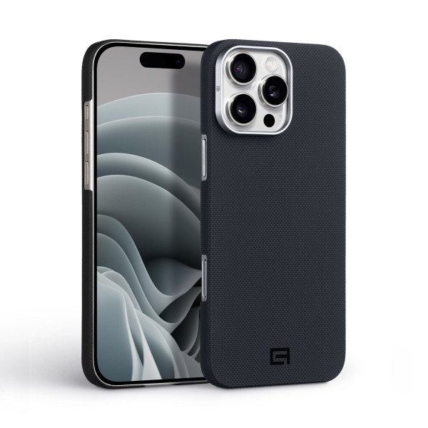 Фото - Чохол для смартфону Armorstandart BlackIcon Aramid Plain MagCase for Apple iPhone 16 Pro Max Black (ARM90170)