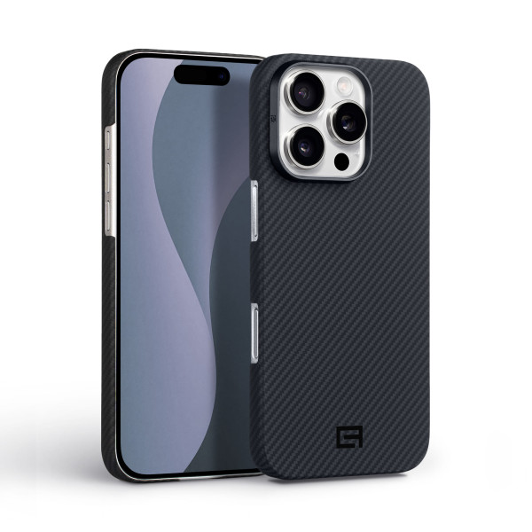 Фото - Чехол для смартфона Armorstandart BlackIcon Aramid Twill MagCase for Apple iPhone 16 Pro Black (ARM90151)