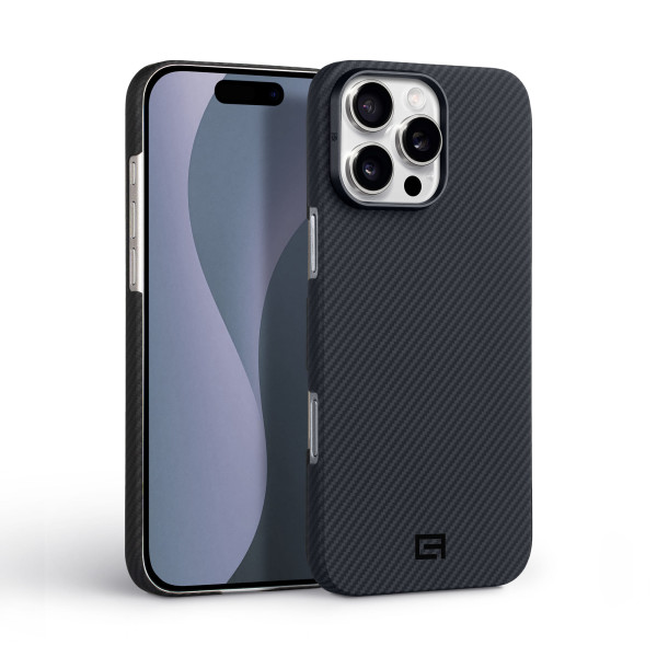Фото - Чехол для смартфона Armorstandart BlackIcon Aramid Twill MagCase for Apple iPhone 16 Pro Max Black (ARM90152)