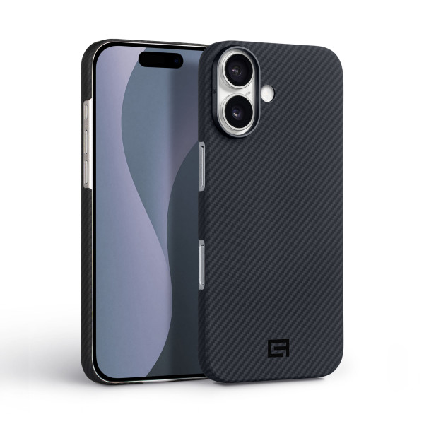Фото - Чохол для смартфону Armorstandart BlackIcon Aramid Twill MagCase for Apple iPhone 17 Black (ARM90148)