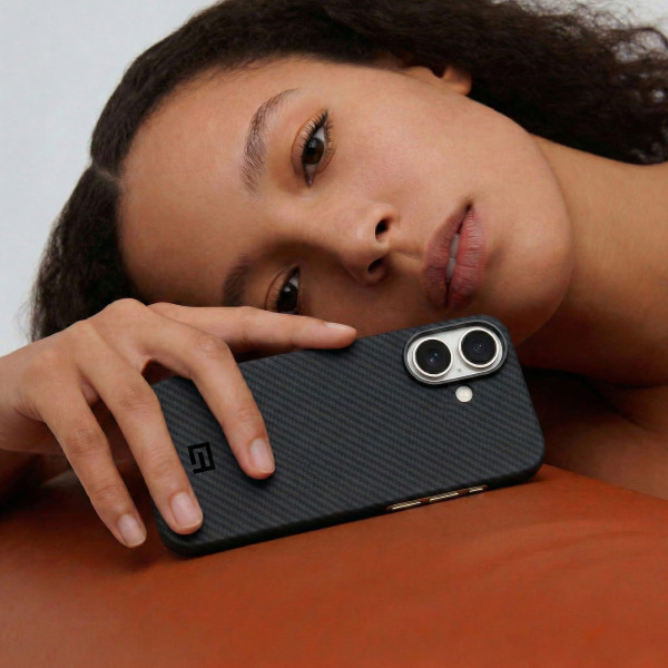 Фото - Чохол для смартфону Armorstandart BlackIcon Aramid Twill MagCase for Apple iPhone 17 Black (ARM90148)