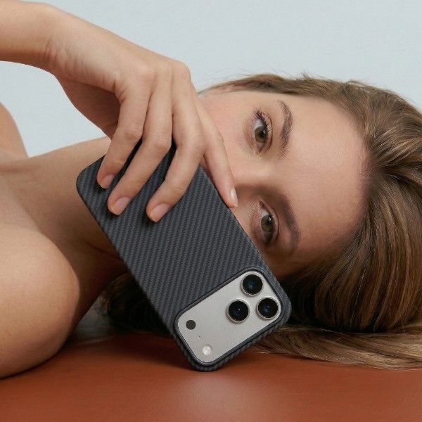 Фото - Чохол для смартфону Armorstandart BlackIcon Aramid Twill MagCase for Apple iPhone 17 Pro Black (ARM90149)