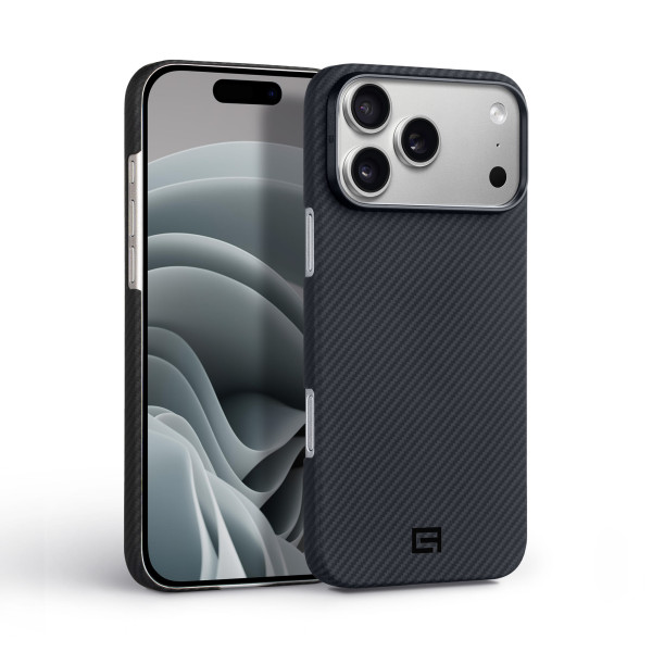 Фото - Чехол для смартфона Armorstandart BlackIcon Aramid Twill MagCase for Apple iPhone 17 Pro Max Black (ARM90150)