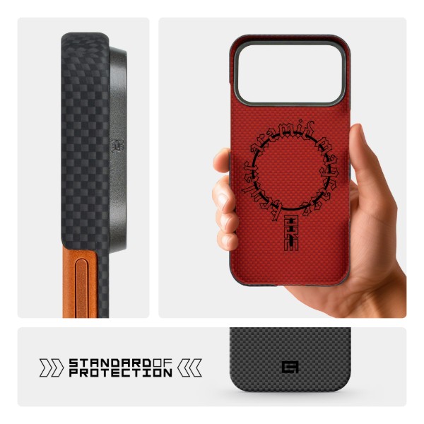 Фото - Чохол для смартфону Armorstandart BlackIcon Kevlar MagCase for Apple iPhone 17 Pro Black (ARM88529)