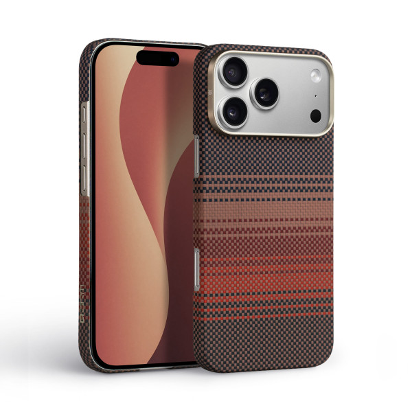 Фото - Чохол для смартфону Armorstandart BlackIcon Kevlar MagCase for Apple iPhone 17 Pro Max Sunset (ARM90155)