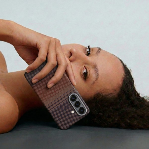 Фото - Чохол для смартфону Armorstandart BlackIcon Kevlar MagCase for Samsung S26 Sunset (ARM90156)