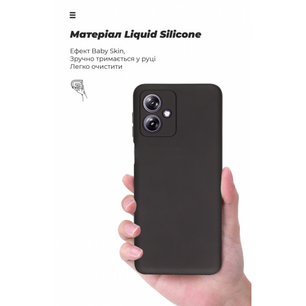 Фото - Чехол для смартфона Armorstandart Icon Case for Motorola G54 Power Camera cover Black (ARM70546)