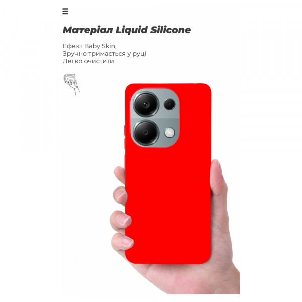Фото - Чохол для смартфону Armorstandart Icon for Xiaomi Redmi Note 13 Pro 4G Red (ARM73138)