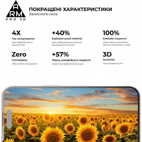 Фото - Захисне скло для смартфону Armorstandart Pro 3D for Apple iPhone 15 Plus Black (ARM68218)