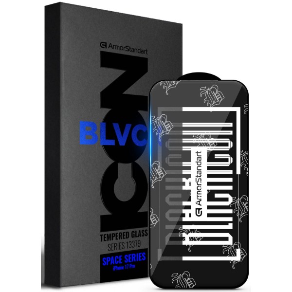 Фото - Захисне скло для смартфону Armorstandart Space Black Icon for Apple iPhone 17 Pro (ARM86395)