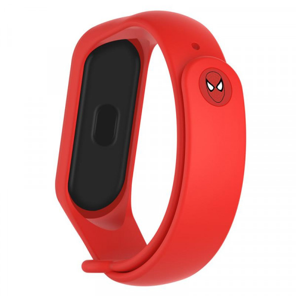 Фото - Ремінець для фітнес-браслету Armorstandart Superhero Edition for Xiaomi Mi Band 4/3 Spider Man Red (ARM55063)