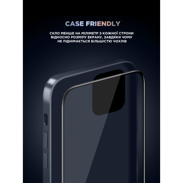 Фото - Защитное стекло для смартфона Armorstandart Supreme Black Icon 3D for Apple iPhone 15 Black (ARM68221)