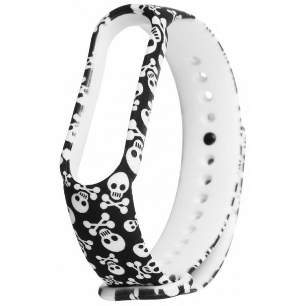 Фото - Ремінець для фітнес-браслету Armorstandart Xiaomi Mi Band 5 Skulls (ARM57010) Фото - Ремінець для фітнес-браслету Armorstandart Xiaomi Mi Band 5 Skulls (ARM57010)