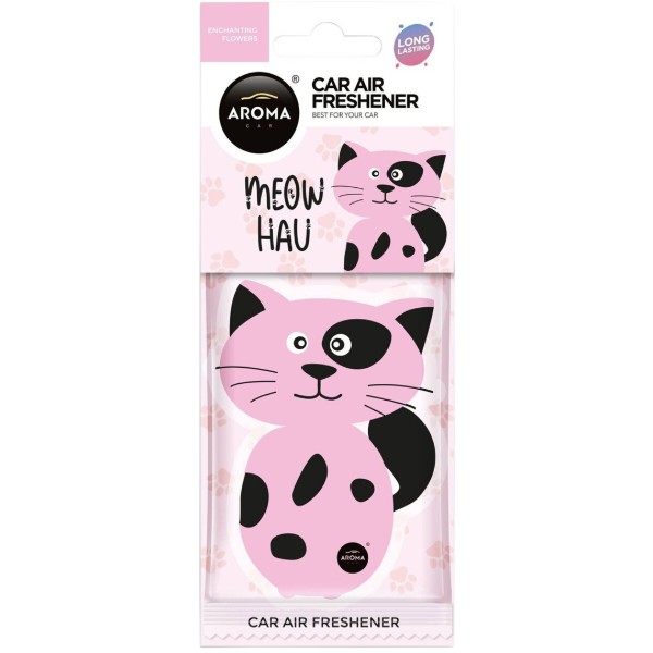 Фото - Ароматизатор для авто Aroma Car Cellulose MEOW HAU - Enchanting flowers (12284)