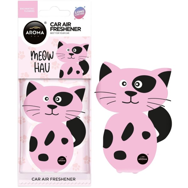 Фото - Ароматизатор для авто Aroma Car Cellulose MEOW HAU - Enchanting flowers (12284)