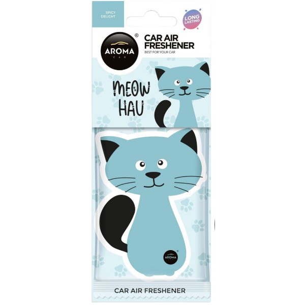 Фото - Ароматизатор для авто Aroma Car Cellulose MEOW HAU - Spicy delight (12283)