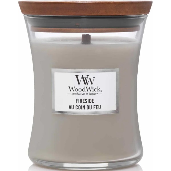 Фото - Свеча стекло Woodwick Mini Fireside (Камин) 85г (98106E)