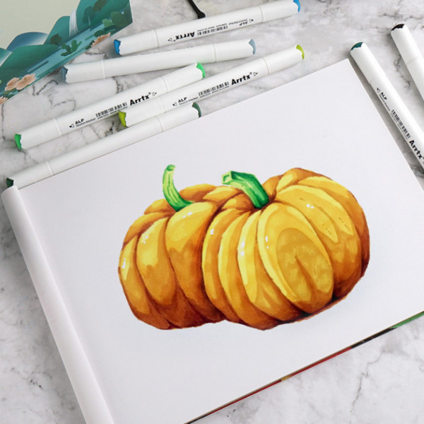 Фото - Набір маркерів Arrtx Alp ASM-0280A 80 кольорів (LC302192)