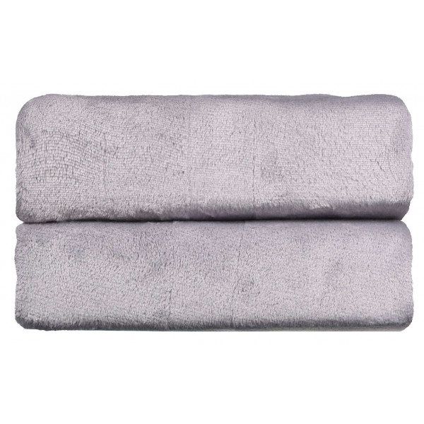 Фото - Плед євро Flannel 200х220 см сірий (ART0204SB) Фото - Плед євро Flannel 200х220 см сірий (ART0204SB)