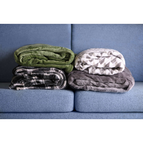 Фото - Плед полуторний Ardesto Embossed 160х200 см тауп (ART0301EB)