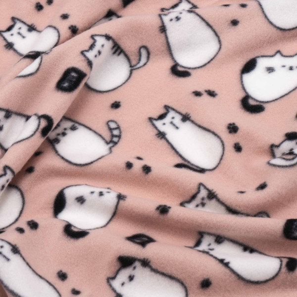 Фото - Плед односпальный Ardesto Fleece 130x160 см котики (ART0712PB)