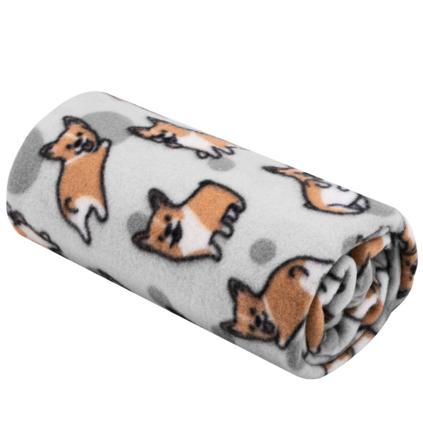 Фото - Плед односпальный Ardesto Fleece 130x160 см корги (ART0713PB)
