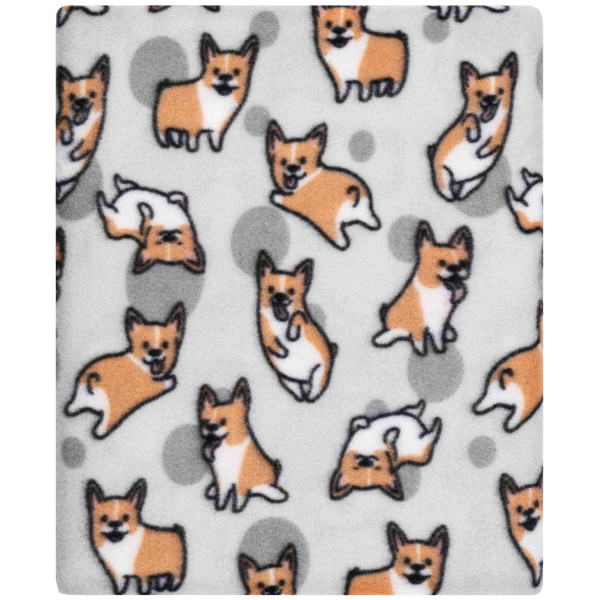Фото - Плед односпальный Ardesto Fleece 130x160 см корги (ART0713PB)