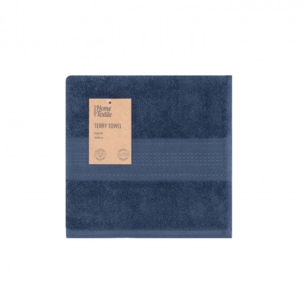 Фото - Полотенце для лица ARDESTO махровое SuperSoft 50х90 см синий (ART2250DBP)