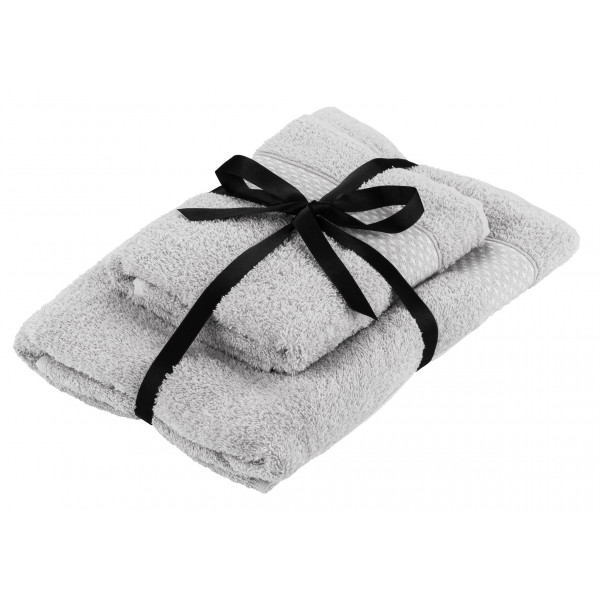 Фото - Набір рушників Ardesto Holiday 50х90 см 2 шт. (ART2557SV) Фото - Набір рушників Ardesto Holiday 50х90 см 2 шт. (ART2557SV)