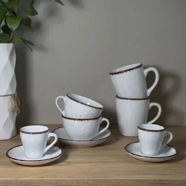 Фото - Чашка ARTE VIVA NATURE LOOK OFF-WHITE 90 мл (4139118)
