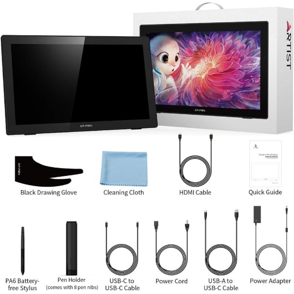 Фото - Графический планшет XP-Pen Artist CD220F_EU (2nd Gen) Black
