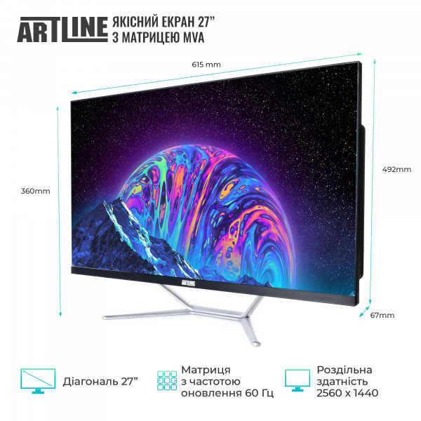 Фото - Комп'ютер-моноблок Artline Gaming G77 (G77v51Win)