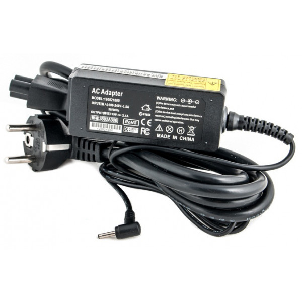 Фото - Зарядний пристрій для ноутбука PowerPlant Asus 220V 19V 40W 2.1A (AS40F2307) Фото - Зарядний пристрій для ноутбука PowerPlant Asus 220V 19V 40W 2.1A (AS40F2307)