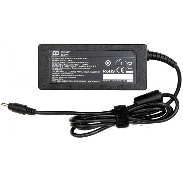 Фото - Зарядний пристрій для ноутбука PowerPlant Asus 220V 19V 50W 2.64A (4.8*1.7) (AS50F4817)