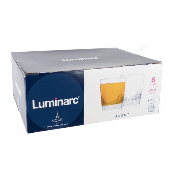 Фото - Набор стаканов Luminarc Ascot 300 мл 6 шт. (N0757)