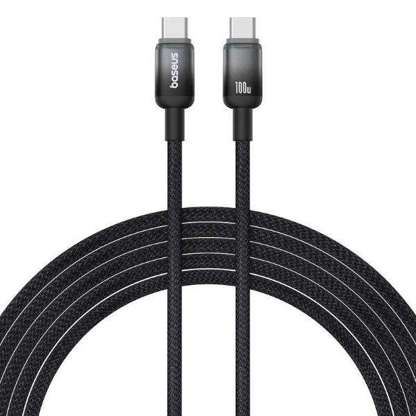 Фото - Кабель Baseus Discolor Series Fast Charging Cable USB-C to USB-C 100W 1m Cluster Black (P10374902111-00)