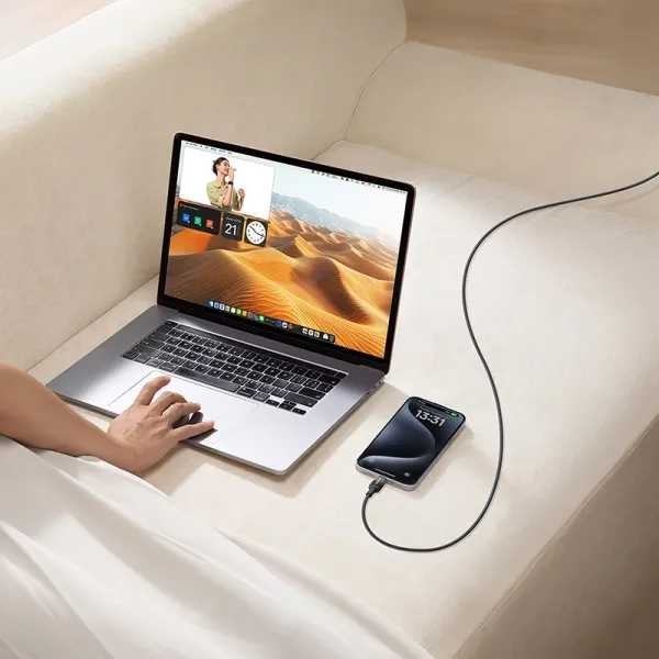 Фото - Кабель Baseus Discolor Series Fast Charging Cable USB-C to USB-C 100W 1m Cluster Black (P10374902111-00)