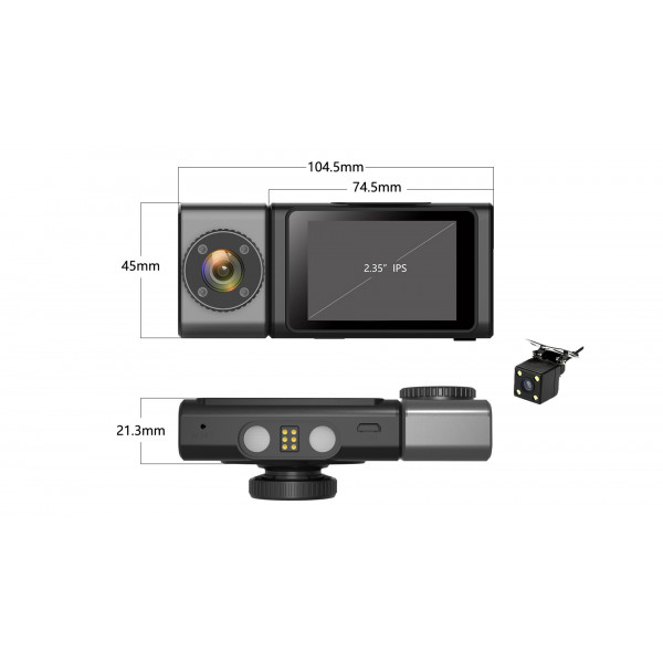 Фото - Відеореєстратор Aspiring ALIBI 9 GPS, 3 CAMERAS, SPEEDCAM