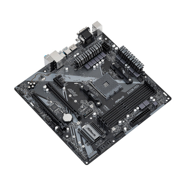 Фото - Материнская плата ASRock B450M Pro4 R2.0