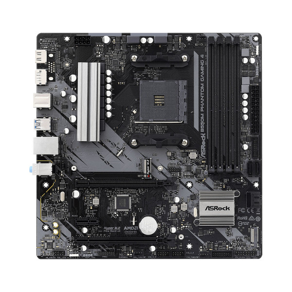 Фото - Материнская плата ASRock B550M Phantom Gaming 4