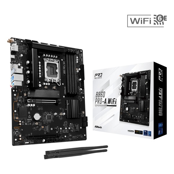 Фото - Материнська плата ASRock B860 PRO-A WIFI