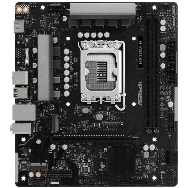 Фото - Материнська плата ASRock H810M-H DDR5