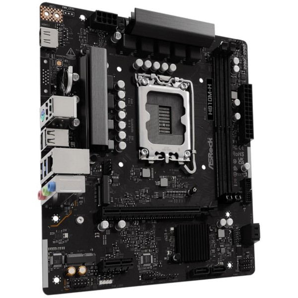 Фото - Материнська плата ASRock H810M-H DDR5