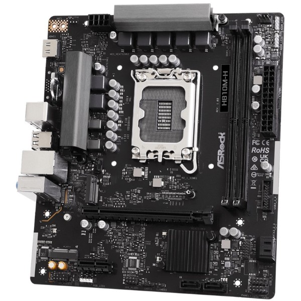 Фото - Материнська плата ASRock H810M-H DDR5