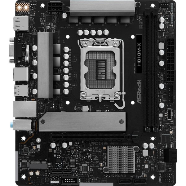 Фото - Материнська плата ASRock H810M-X DDR5 Фото - Материнська плата ASRock H810M-X DDR5