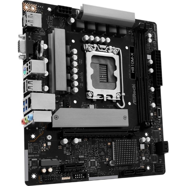 Фото - Материнська плата ASRock H810M-X DDR5